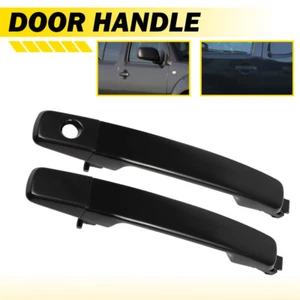 Set of 2 Front Left & Right Exterior Door Handle Fit 2005-2008 Nissan Frontier J - Picture 1 of 6
