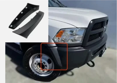 Par de molduras destelladas de rueda delantera L&R negras para Dodge Ram 4500 5500-1JX30RXFAB 11-18 Foto 1 de 4