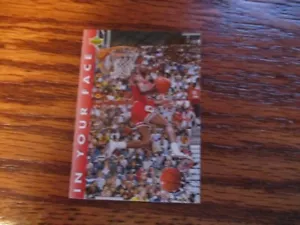 1992-93 Upper Deck In Your Face Michael Jordan #453 Chicago Bulls - Imagen 1 de 5