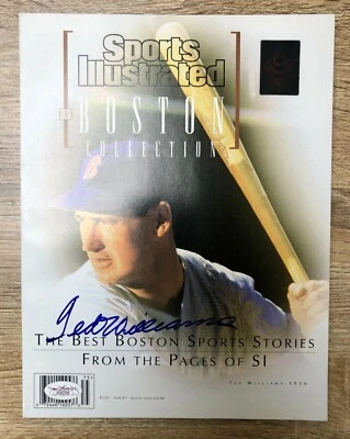 TED WILLIAMS (Red Sox) signed SPORTS ILLUSTRATED-Boston Collection -JSA Letter - Image 1 of 3