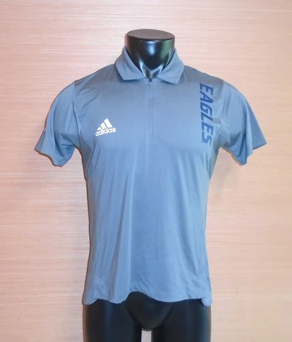 Georgia Southern University Eagles Women's Gray Adidas 1/4 Zip Polo Shirt Large Cover