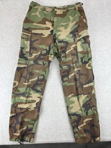 Vintage US Military Pants Men Medium Long Woodland Camouflage Trouser Paintball - Picture 1 of 9