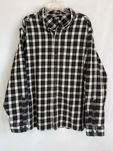 DULUTH UNTUCKED ALASKAN HARDGEAR Herren 2XL Hemd Button-Down schwarz kariert kariert kariert - Bild 1 von 9
