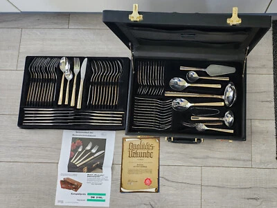 Princess Besteck "Wiesbaden" hartvergoldet 23/24 Karat, 72 teilig **NEU** - Bild 1 von 4