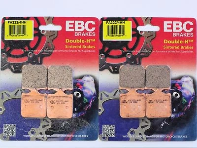 EBC HH Front Brake Pads 07 2008 2009 2010 2011 2012 Speed Triple 1050 FA322/4HH - Image 1 of 2