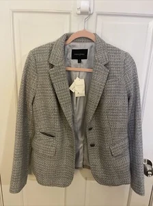 Banana Republic Women  Blazer Wool, Polyester And Acrylic NWT Multi Color Size 4 - Picture 1 of 12