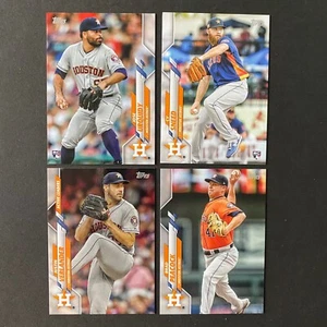 2020 Topps Mini ON DEMAND Urquidy RC Sneed RC Verlander Peacock Astros 4 card - Picture 1 of 2