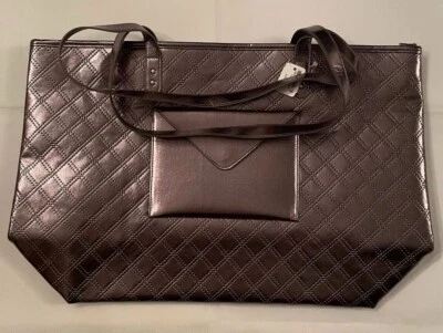 Bolso de hombro Bath & Body Works Be Joyful para mujer metálico plateado Shopper nuevo Foto 1 de 3