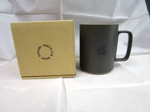 Apple Hasami Ware Mug Cup Apple Store Headquarters Brown H4.2' Made in JAPAN - Picture 1 of 10