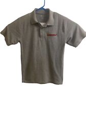 AUTOZONE Employee Uniform Polo Small Adult Gray 