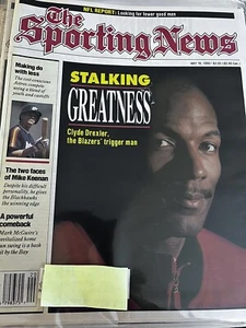 The Sporting News Clyde Drexler Portland Blazers Mark McGwire Keenan May 18 1992 - Picture 1 of 1