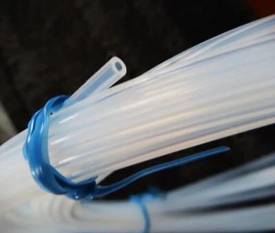 TEFLON FEP TUBING .25” ID x .375” OD, .063” WALL, 50 FT LONG, SAINT-GOBAIN, NEW - Image 1 of 3