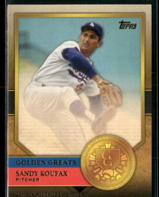 2012 Topps #GG-48 Sandy Koufax Golden Greats - Image 1 of 2