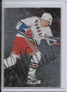 1997-98 Ulf Samuelsson Autograph Hockey Card Hartford Whalers Pittsburgh Penguin - Picture 1 of 2