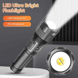 Linterna LED de aleación de aluminio P70 caza táctica zoomable antorcha linterna - Imagen 1 de 25