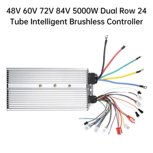48V 60V 72V 84V 5000W Dual Row 24 Tube Intelligent Brushless Controller 80-100A - Picture 1 of 18