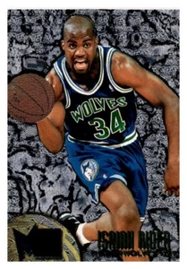 1995-96 Fleer Metal Silver Isaiah Rider #67 - Minneasota Timberwolves - Picture 1 of 2