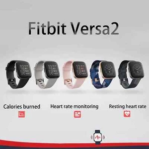 Fitbit Versa 2 Health and Fitness Smartwatch with Heart Rate, Music, Alexa Built - Picture 1 of 18