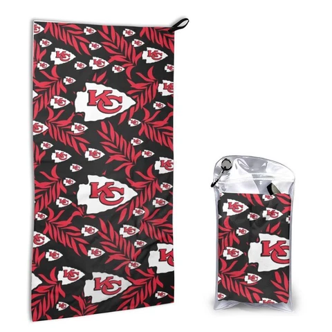 Kansas City Chiefs Quick Dry Towel 16x31.5in Portable Travel Towel ,fans Gift Cover