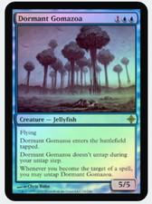 MTG X4: Dormant Gomazoa *FOIL*, Rise of the Eldrazi, R, LP