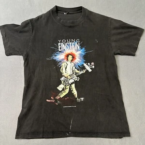 Vintage Young Einstein Movie Shirt small Single Stitch 1988 Yahoo - Picture 1 of 16