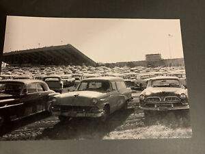 1st Game Lambeau Field City Stadium 8x12 1957 Photo Hornung 1st Game Old Cars