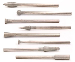 10x Diamond Bead Reamer Bit 3/32'' Shank Grinding Bits For Lapidary Jewelry - Picture 1 of 17