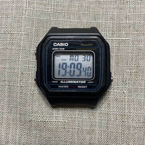 Casio W-217H Digital Illuminator Chronograph Watch 50M Water Resist No Band - Picture 1 of 8