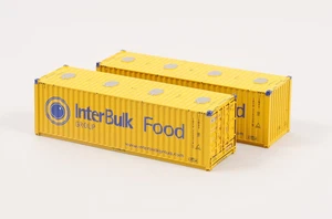 Acme 95051 Set Composed Of Two Bulk Containers 30 FT 'InterBulk Food' HO 1:87 - Picture 1 of 3