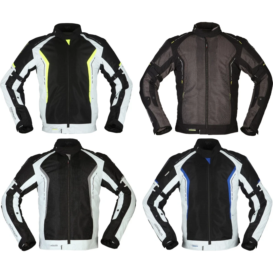 Modeka Khao Air Herren Motorrad Jacke wasserdicht Sommer luftig mit Protektoren - Bild 1 von 1