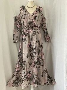 M&S Per Una Dress Size 16 Summer Holiday Cruise Wedding Occasion - Picture 1 of 8
