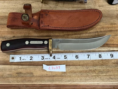 VINTAGE SCHRADE USA 165 OLD TIMER WOODSMAN BLADE HUNTING KNIFE (27037) - Image 1 of 4