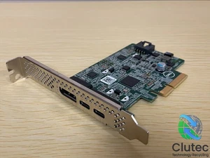 Carte d'interface Dell 8DTHW PCI-E double port USB C/port d'affichage 83T0C - Photo 1/4