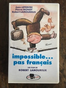 IMPOSSIBLE PAS FRANÇAIS … PIERRE MONDY, JEAN LEFEBVRE, PIERRE TORNADE… VHS - Picture 1 of 4