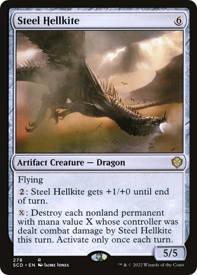 Steel Hellkite 278 NM Normal Starter Commander Decks MTG EN - Image 1 of 1