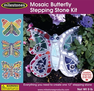 Mosaic Stepping Stone Kit Butterfly - Image 1 of 3