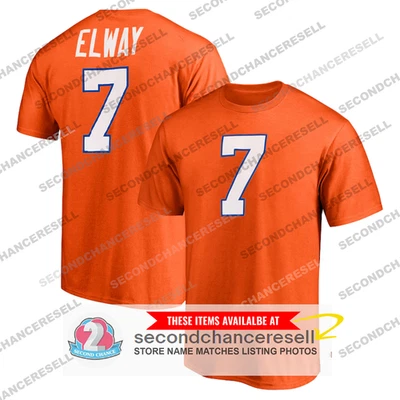 Camiseta Denver Broncos John Elway #7 nombre y número Foto 1 de 2