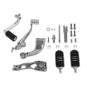 Mid Control Foot Pegs Fit For Harley Sportster XL883 1200 2014-2022 - Picture 1 of 12