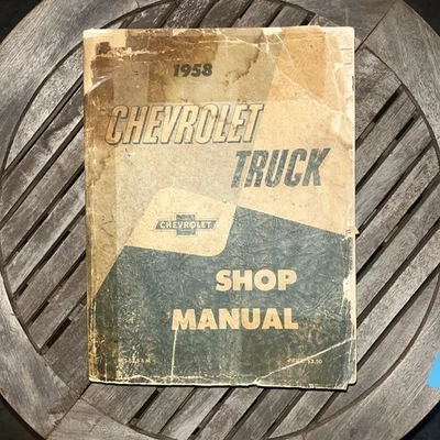 1958 Chevrolet Truck Apache 3100 pickup 3800 50 60 shop service manual ORIGINAL - Image 1 of 4