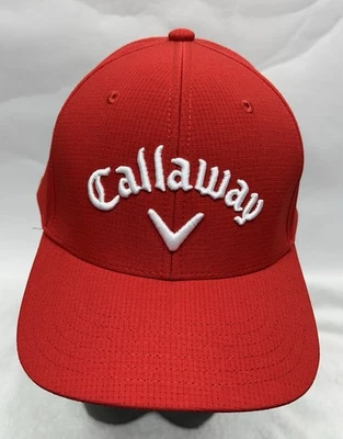 Gorra de golf Callaway para hombre ajustable con imán de puntada roja Odessey Foto 1 de 4