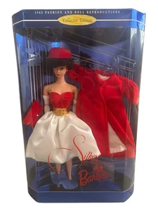 Barbie Vintage Reproducciones 1962 Reproducción Llama Silken Morena 1998 Muñeca - Imagen 1 de 4