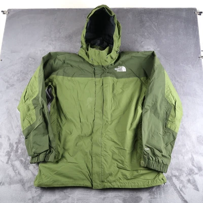 The North Face Parka Jacket Mens 2XL XXL Green HyVent Waterproof Hooded Outdoor - Image 1 of 4