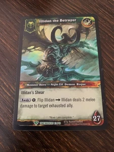 World of Warcraft TCG: Timewalkers Illidan the Betrayer Hero Card Foil WoW 23/30 - Bild 1 von 2