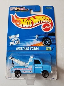 Hot Wheels 1996 Ford Transit Wrecker #620 ERROR WRONG CARD Mustang Cobra - Picture 1 of 6