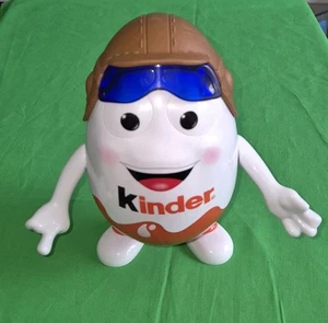 Kinder Surprise Egg Aviator Toy 9.5" Tall Surprise Toy Chocolate Holder - Picture 1 of 5