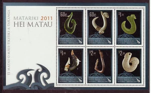 NUOVA ZELANDA 2011 MATARIKI MINIFOGLIO DI 6 NON MONTATO COME NUOVO - Foto 1 di 1