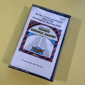 25 Favorite American Marches - Performed by Marching Bands Cassette Tape NEW - Picture 1 of 7