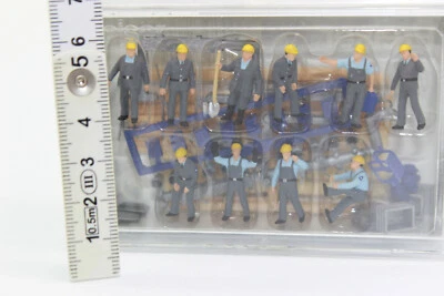 Preiser 10220 Aides THW Salopette + Accessoire 1:87 Neuf Emballage D'Origine Ho - Photo 1/3