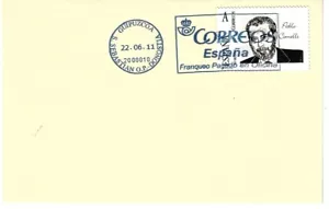 Spain: 2011; Cover uncirculated, a memory to a friend Comelli, EBES024 - Picture 1 of 2