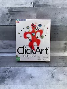 Broderbund CLICKART 125,000 Deluxe Image Pak PC CD- Rom WIN95 SEALED - Picture 1 of 4